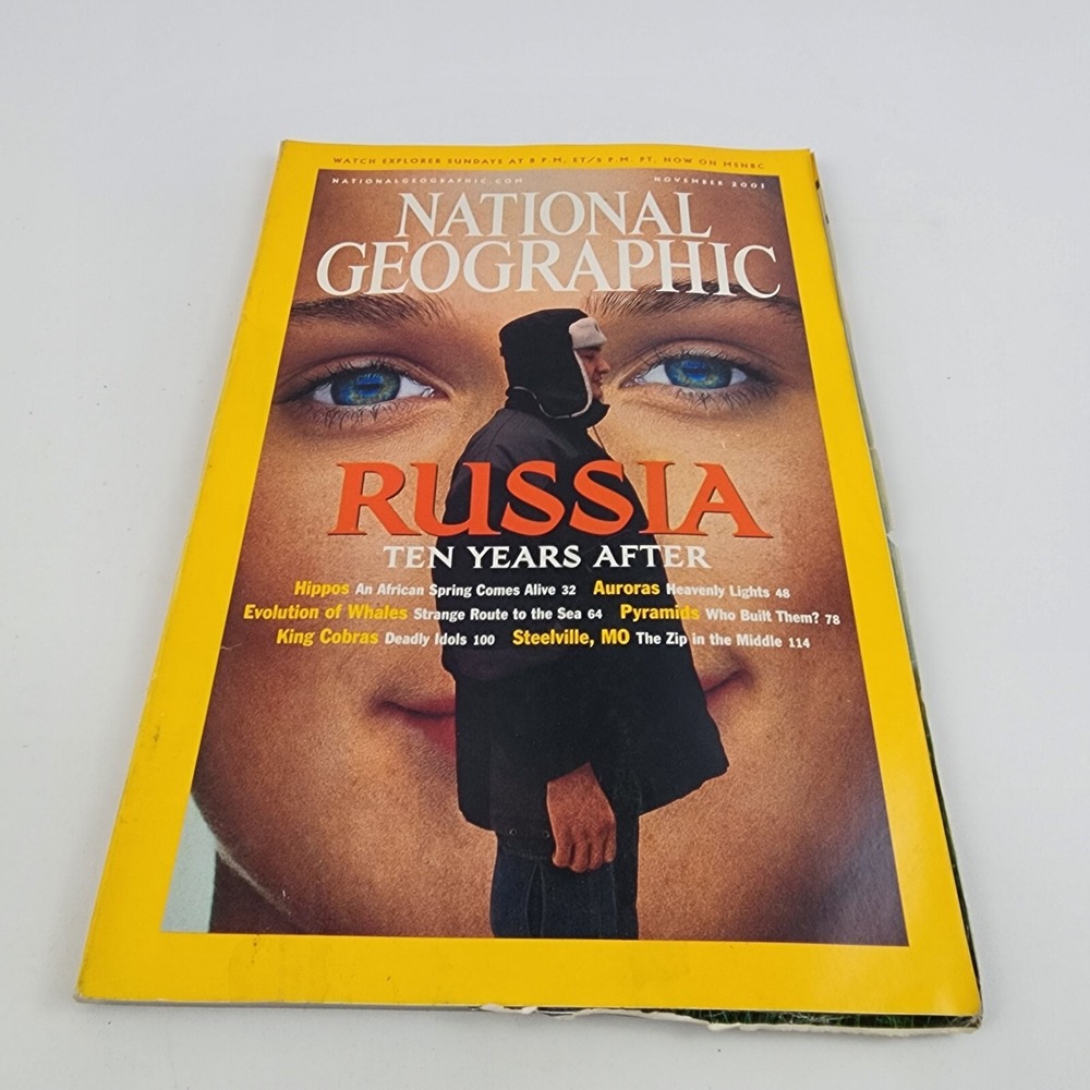 National Geographic Magazine November 2001 No Insert